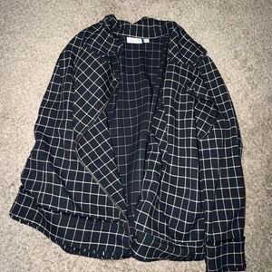 Checkered blazer